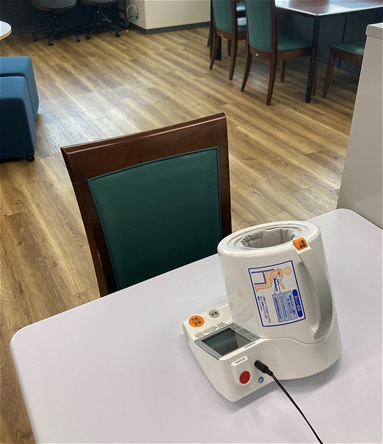 全事業場へ設置した血圧計